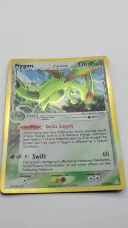 Flygon (Delta Species) - Holon Phantoms 7/110 Holo Rare Pokemon Card - Image 5