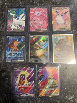 Pokemon Illustration Rare Lot Of 8 Cards - Image 1