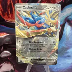 Zacian ex 198 SV: Scarlet & Violet Black Star Promo Pokemon Card - Image 1