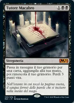 MTG GRIM TUTOR RUSSIAN EXC - TUTORE MACABRO - M21 - MAGIC - Image 1