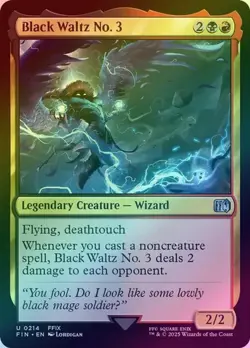 Black Waltz No. 3 (Foil) (FIN) Final Fantasy - NM - Image 1