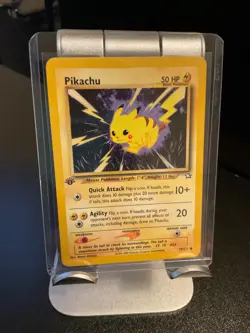 Pokemon TCG Pikachu Neo Genesis 70 Regular 1st Edition Common - Image 1