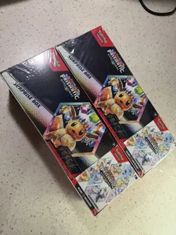 Pokemon Prismatic Evolutions Booster Bundle Surprise Box 2-Pack - Image 1