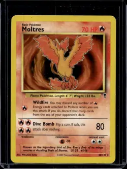 2002 Pokemon Legendary Collection Moltres #30/110 - Image 1