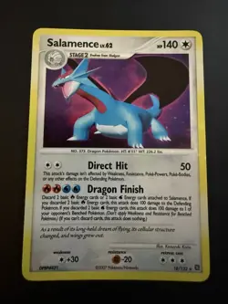 Pokemon TCG Secret Wonders Salamence 18/132 Rare Holo NM - Image 1