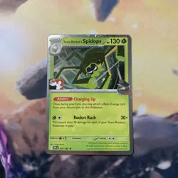 Team Rocket's Spidops 020/182 Cosmos Holo Pokemon Prize Pack Series 8 NM - Image 3