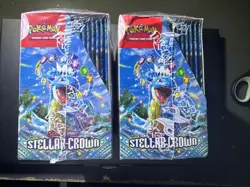 2X Pokemon TCG Scarlet & Violet Stellar Crown Booster Box Sealed - Image 4