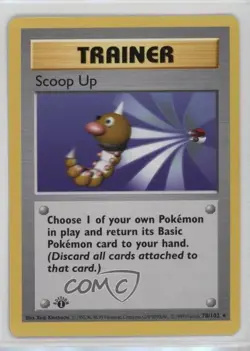 Scoop Up Shadowless 1st Ed. Pokemon Base Set #78 1999 - Image 1