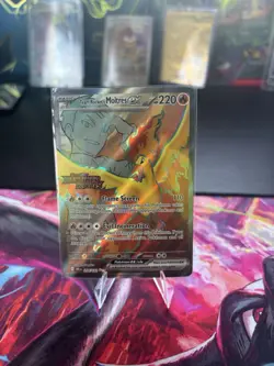 Team Rocket's Moltres EX 208/182 SV10: Destined Rivals Double Rare Holo Pokemon… - Image 1