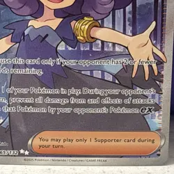 Pokemon TCG Acerola's Mischief Full Art #165 Mega Evolutions - Image 4