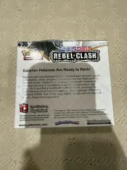 Pokemon TCG Sword Shield Rebel Clash Booster Box BRAND NEW FACTORY SEALED - Image 2
