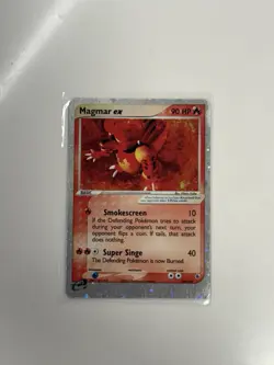 Pokemon TCG Magmar ex 100/109 Ruby and Sapphire Holo Silver Border - Image 1