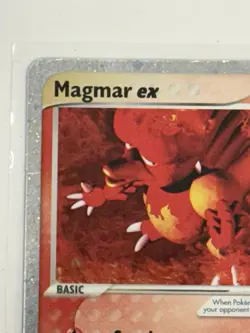 Pokemon TCG Magmar ex 100/109 Ruby and Sapphire Holo Silver Border - Image 2
