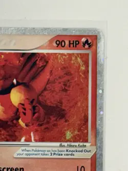 Pokemon TCG Magmar ex 100/109 Ruby and Sapphire Holo Silver Border - Image 3