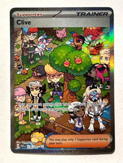 Pokemon Paldean Fates - CLIVE - SPECIAL ILLUSTRATION RARE - 236/091 - NM/M - Image 1