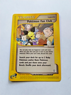 Pokemon TCG Pokemon Fan Club Aquapolis 130/147 Reg. 1st Ed. Uncom.- Uncirculated - Image 1
