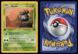 Gloom 37/64 Uncommon Jungle 1st Edition Pokemon - Image 3