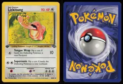 Lickitung 38/64 Uncommon Jungle 1st Edition Pokemon - Image 3