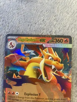 Mega Charizard Y ex 022/217 Ascended Heroes English Pokemon TCG NM - Image 2