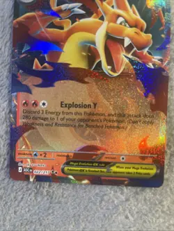 Mega Charizard Y ex 022/217 Ascended Heroes English Pokemon TCG NM - Image 3
