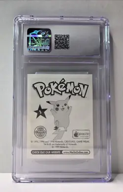 1998 POKEMON MERLIN SERIES 1-2 IVYSAUR STICKER CGC 8.5 NM/MT - Image 2