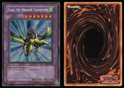 Gaia the Dragon Champion LOB-125 Secret Rare Yu-Gi-Oh - Image 3