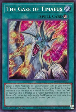 Yugioh TCG - The Gaze of Timaeus - Secret Rare - Maze of Muertos - NM/M - Image 1