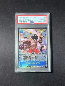 2025 One Piece JPN Manga Alternate Art #OP11-118 Monkey D. Luffy PSA 10 #1 ER26 - Image 1