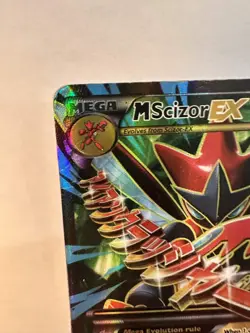 M Scizor EX (Full Art) 120/122 Breakpoint XY Holo Pokemon Card TCG - Image 4