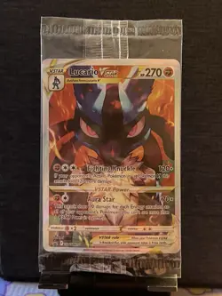 Lucario VSTAR SWSH291 SWSH: Sword & Shield Promo Cards Holo SEALED - Image 1