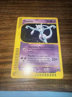 Pokemon TCG Mewtwo Holo Rare Expedition Card # 20/165 Swirl* Nintendo Ereader LP - Image 3