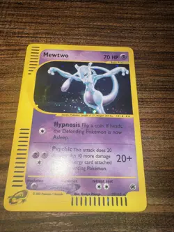 Pokemon TCG Mewtwo Holo Rare Expedition Card # 20/165 Swirl* Nintendo Ereader LP - Image 5