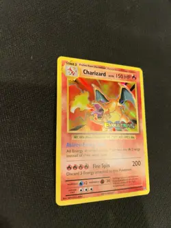 Charizard XY Evolutions Prerelease Holo Card 11/108 XY Promos Stamp - Image 2