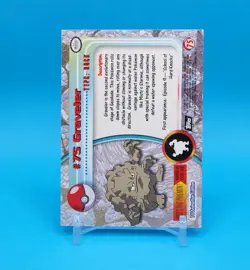 Pokemon Card - Graveler #75 - Topps Series 1 - Black Logo - Image 4