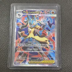 Pokemon TCG Mega Lucario EX 160/132 Ultra Rare Holo Card Mega Evolutions - Image 1