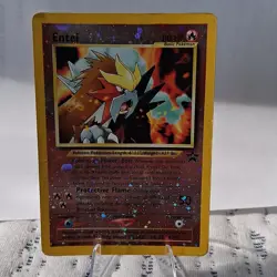 Pokemon Entei 34/53 Wotc Promo Reverse Holo 80 HP Basic Card - Image 1