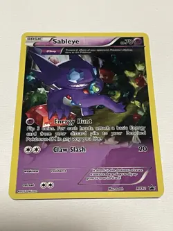 Pokemon TCG Sableye XY Black Star Promos Holo Card XY92 2015 Near Mint Condition - Image 1