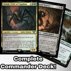 MTG Commander EDH Shelob, Child of Ungoliant 100 Cards Custom Deck Spiders - Image 1