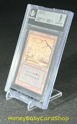 MTG Limited Edition Alpha 1993 Swamp (B) BGS 9.0Q+ (Baby Quad+) MINT 93/94 - Image 3