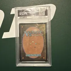 Magic MTG Traveling Chocobo Final Fantasy Neon Ink Green Foil #0551D PSA 10 - Image 2