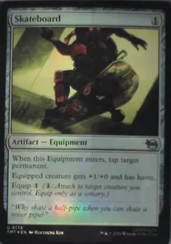 Skateboard - Teenage Mutant Ninja Turtles: #178, MTG - Foil Nm 302F - Image 1