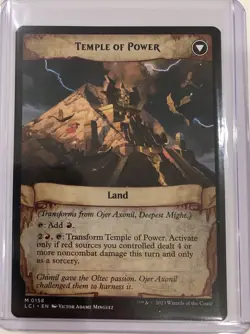 MTG Lost Caverns of Ixalan: Ojer Axonil, Deepest Might/Temple of Power M0152 - Image 2