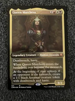 Magic The Gathering MTG - Queen Marchesa (Foil Etched) - Commander Legends - Image 1