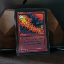 Magic: The Gathering Red Elemental Blast Instant Red Common Beta Edition Regular - Image 1