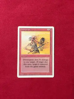 Disintegrate - Revised Edition Magic the Gathering MTG Classic Vintage - Image 1