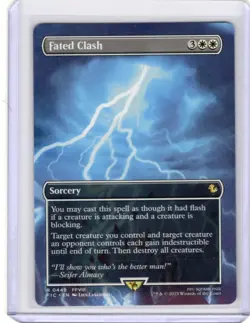 Fated Clash (Borderless) Commander: Final Fantasy Regular - Image 1