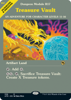Treasure Vault - Foil - Dungeon Module x1 - Adventures in the Forgotten Realms - - Image 1