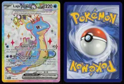 Lapras ex 158/142 Ultra Rare Stellar Crown Pokemon - Image 3