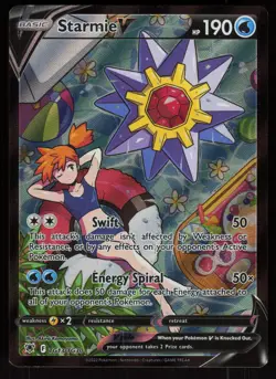 Starmie V TG13/TG30 Rare V Astral Radiance Trainer Gallery Holo Pokemon - Image 1