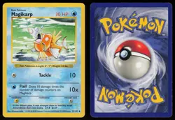 Magikarp 35/102 Uncommon Base Set Shadowless Pokemon - Image 3